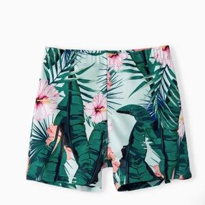 BRAND NEW 2T Boys Toddler Tropical Print Swim Shorts